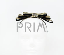 Load image into Gallery viewer, METALLIC DOUBLE BOW BABY HEADBAND
