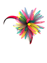 Load image into Gallery viewer, MULTI COLORED HORSEHAIR PUFF HEADBAND
