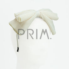 Load image into Gallery viewer, DACEE ACCORDION PLEATED KNIT BOW HEADBAND
