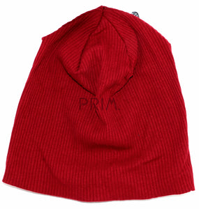 SOLID COTTON RIBBED BEANIE