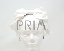 Load image into Gallery viewer, DOTTED SWISS COTTON BOW HEADBAND
