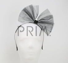 Load image into Gallery viewer, TWO TONE TULLE POP UP BOW HEADBAND
