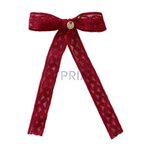 Load image into Gallery viewer, HALO ISLA LACE KNIT LONG TAIL CLIP
