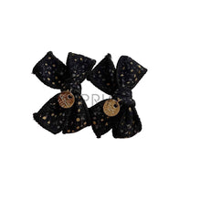 Load image into Gallery viewer, HALO ELSIE PRINTED CORDUROY DOUBLE BOW CLIP
