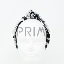 Load image into Gallery viewer, SEQUINED VELVET KNOT HEADBAND
