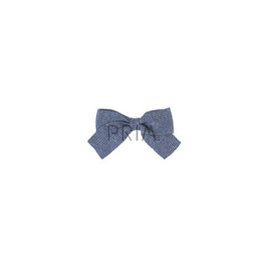 HEIRLOOMS COTTON RIBBED SMALL BOW CLIP