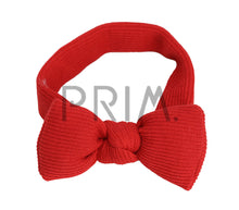 Load image into Gallery viewer, DACEE RIBBED KNIT BOW BABY HEADBAND
