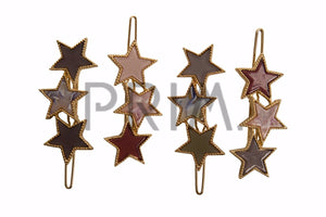 HEIRLOOMS COLORED TRIPLE STAR CLIP