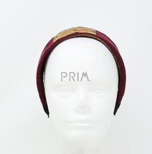 Load image into Gallery viewer, 2&quot; SUEDE HEADBAND WITH PLATE
