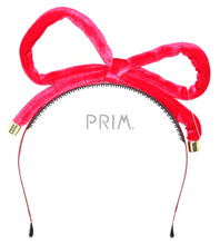 Load image into Gallery viewer, VELVET TUBE BOW HEADBAND
