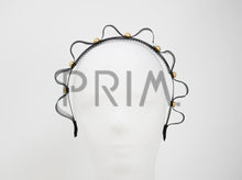 Load image into Gallery viewer, HORSEHAIR AND PEARLS LOOPY HEADBAND
