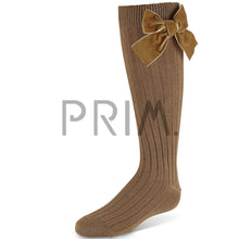 Load image into Gallery viewer, ZUBII VELVET BOW KNEE SOCK
