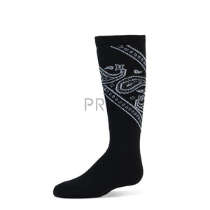 ZUBII BANDANA PAISLEY KNEE SOCK