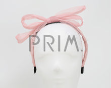 Load image into Gallery viewer, TULLE HORSEHAIR BOW HEADBAND
