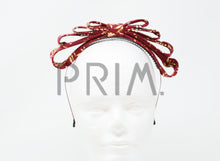 Load image into Gallery viewer, FOIL LEAF PRINT LAYERED BOW HEADBAND
