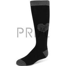 Load image into Gallery viewer, ZUBII ZEBRA HEART KNEE SOCK
