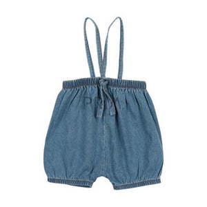 LILL LEGGS BUBBLE SUSPENDER SHORTS