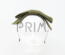 Load image into Gallery viewer, WOOL CNETER BOW HEADBAND
