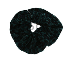 Load image into Gallery viewer, DACEE RIBBED VELVET LEOPARD PRINT SCRUNCHY
