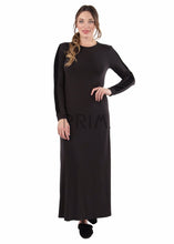 Load image into Gallery viewer, VELVET TRIMMED LONG GOWN
