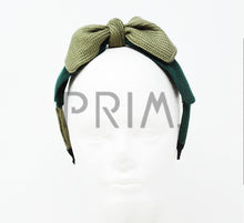 Load image into Gallery viewer, TWO TONE KNIT BOW HEADBAND
