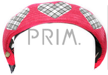 Load image into Gallery viewer, PLAID HEARTS HEADBAND
