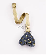 Load image into Gallery viewer, GOLD STARS OVER LIGHT DENIM PUFF STAR
