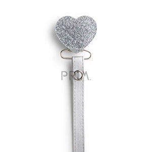 TWINKLE SILVER HEART CLIP