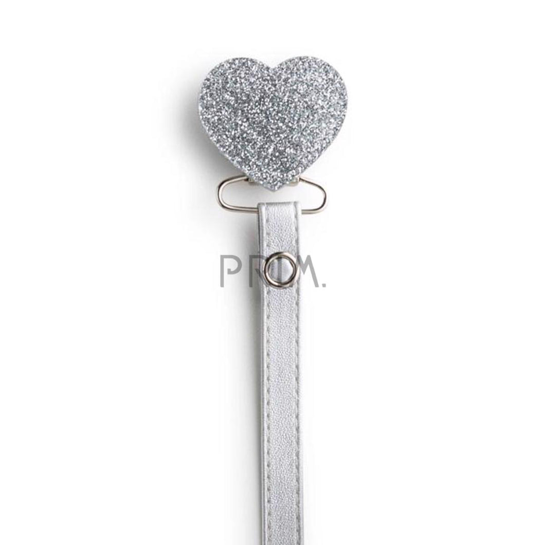 TWINKLE SILVER HEART CLIP