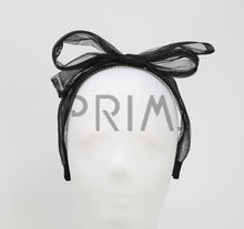 Load image into Gallery viewer, TULLE HORSEHAIR BOW HEADBAND
