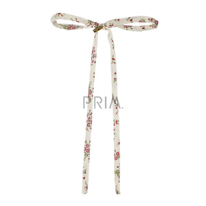 HEIRLOOMS DAINTY FLORAL THIN LONG BOW