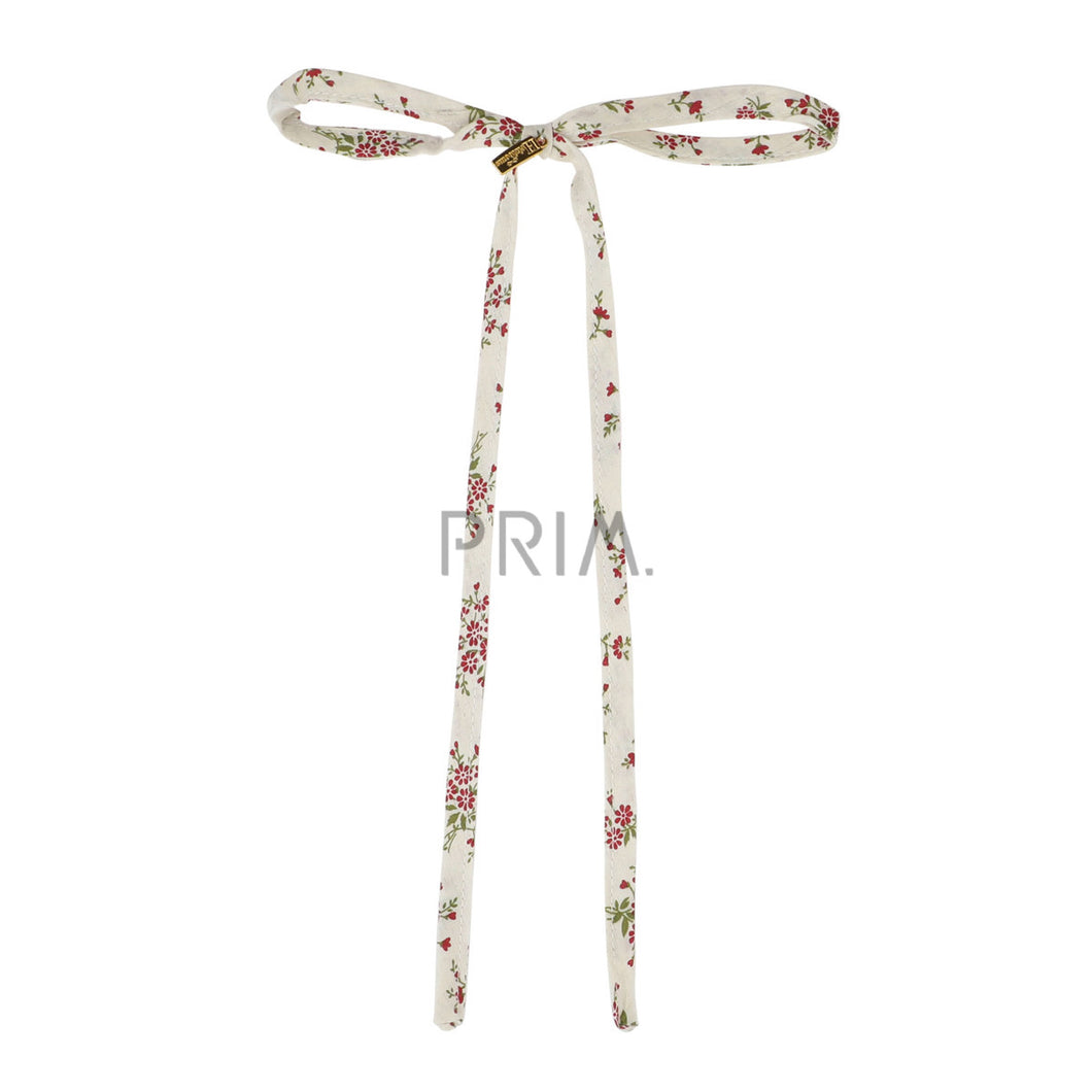 HEIRLOOMS DAINTY FLORAL THIN LONG BOW