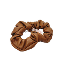Load image into Gallery viewer, THIN LEATHER SCRUNCHIE
