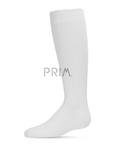 MEMOI DOUBLE DIAMOND KNEE SOCK