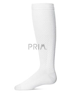 MEMOI POINTELLE KNEE SOCK