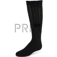 Load image into Gallery viewer, ZUBII STRIPED TEXTURE BOW KNEE SOCK
