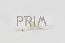 Load image into Gallery viewer, METALLIC STARS BOW WITH GOLD CENTER SMALL CLIP
