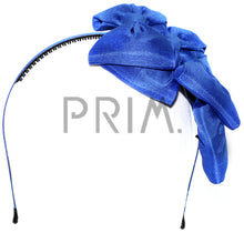 Load image into Gallery viewer, RAW SILK BOWS HEADBAND

