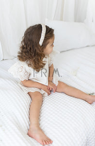 ARABELLE TEXTURED FLORAL HEADBAND