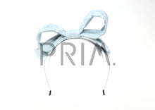 Load image into Gallery viewer, LINEN LOOK WIRE BOW HEADBAND
