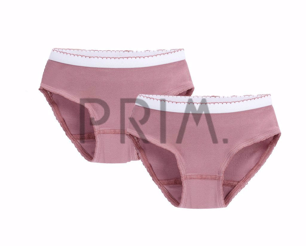 PC GIRLS SOLID RIBBED UNDERWEAR