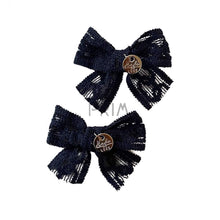 Load image into Gallery viewer, HALO ISLA LACE KNIT BOW DOUBLE CLIP

