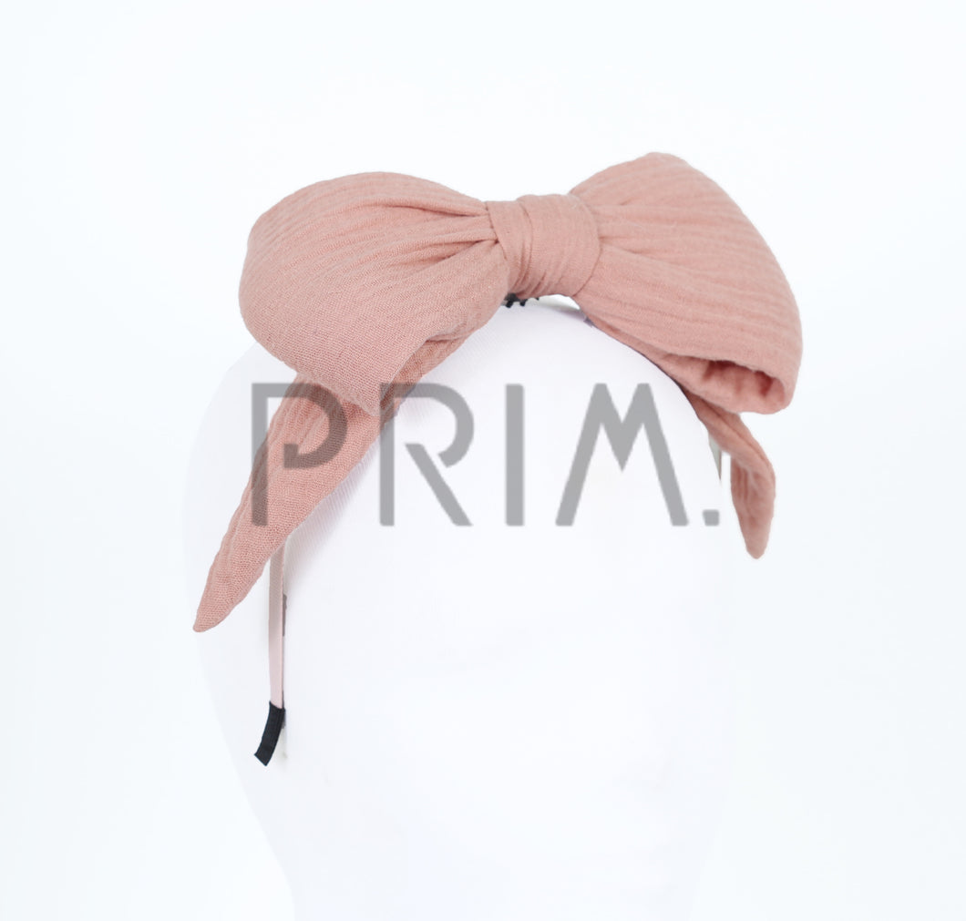 DACEE MUSLIN BOW HEADBAND