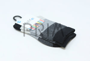 MEMOI OMBRE STRIPE BOYS CREW SOCK