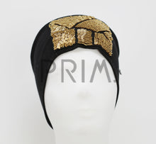 Load image into Gallery viewer, BEADED LINES HEADWRAP
