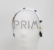 Load image into Gallery viewer, RIBBED WITH EMBROIDERED BUTTERFLIES HEADBAND
