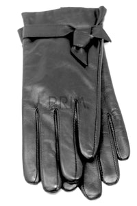 LEATHER GLOVE WITH BOW