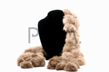Load image into Gallery viewer, OMBRE RABBIT FUR POM POM SCARF
