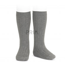 Load image into Gallery viewer, CONDOR RIBBED COTTON KNEE SOCK
