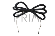Load image into Gallery viewer, COTTON KNIT TRIPLE WIRE BOW HEADBAND
